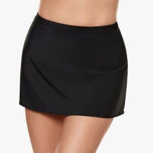 Miraclesuit Swim Skirt Bottom Women’s NWT Black Tummy Control Slimming Skirt